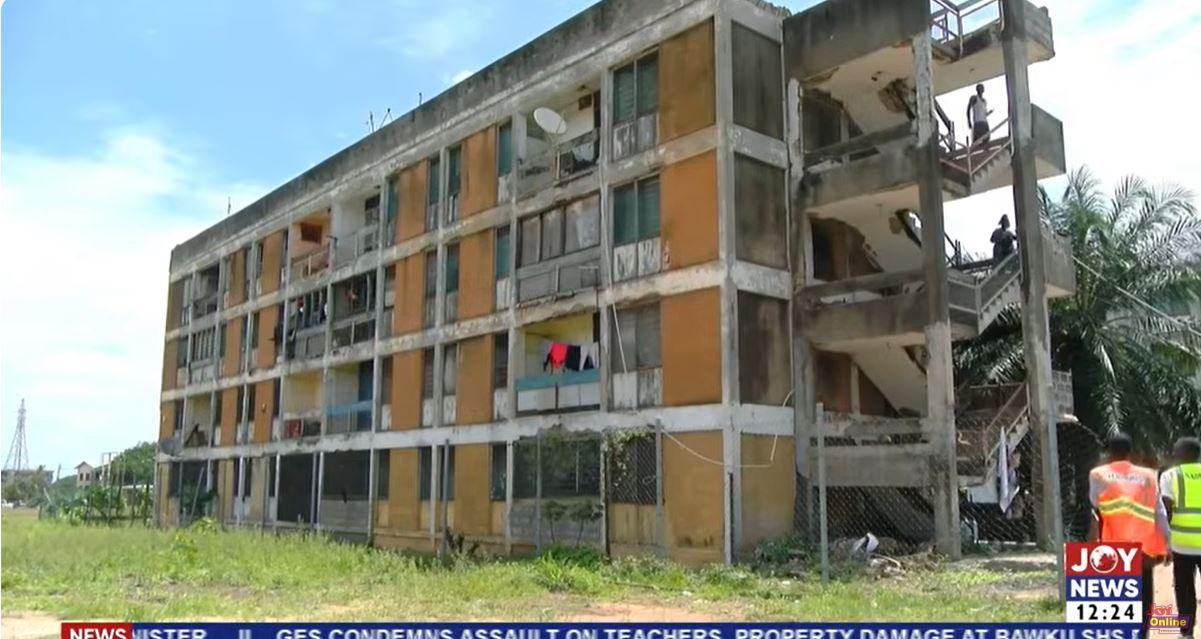 Tension in Tema as Occupants Oppose Demolition of Kaiser Flats Over Safety Risks